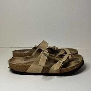 Birkenstock Mayari Birko Flor Toe Loop Slide Sandals Women Size 41